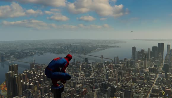 Spider Man Jumping Off of The Empire State Building - The Tech Game